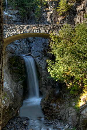 Mt Rainer National Park Waterfall Washington